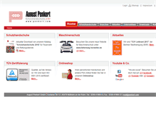Tablet Screenshot of penkert.com